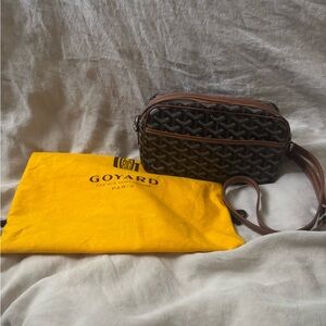 Goyard Cap Vert in Black and Brown
